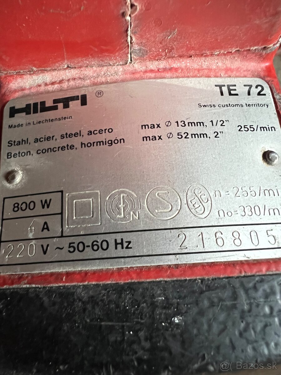 Hilti te 72 te 74 - 2