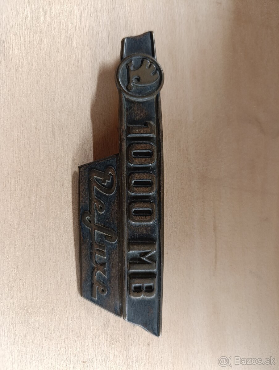 znak Škoda 1000 MB De luxe - 2