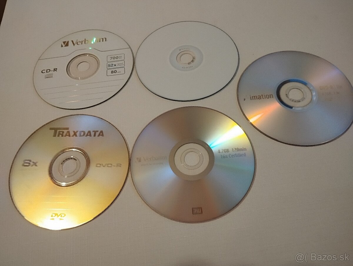 prázdne DVD a CD - 2