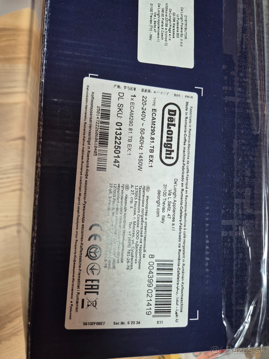 Kávovar Delonghi ECAM 290.81 - 2