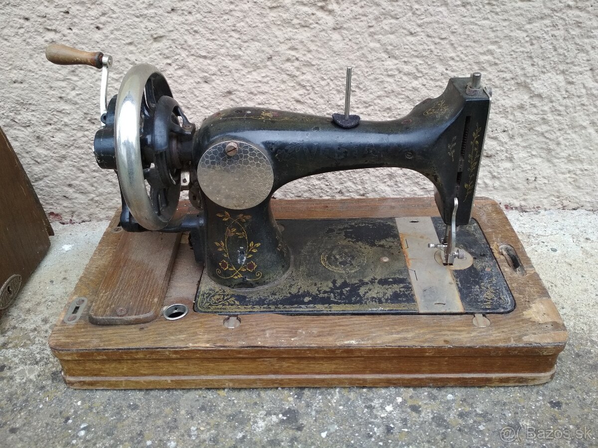 Šijací stroj Vesta, L. O. Dietrich, Altenburg. - 2