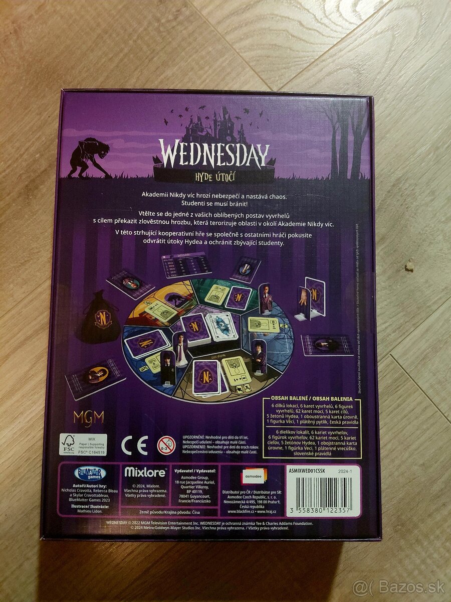 Wednesday spoločenská hra - 2