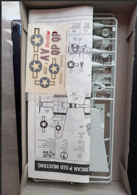 Plastikový model MUSTANG P-51D mierka 1:48 - 2