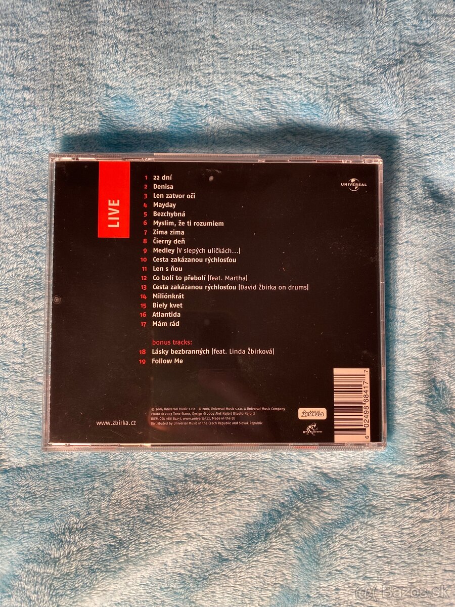 Cd Miro Žbirka - Live 2004 (nové) - 2