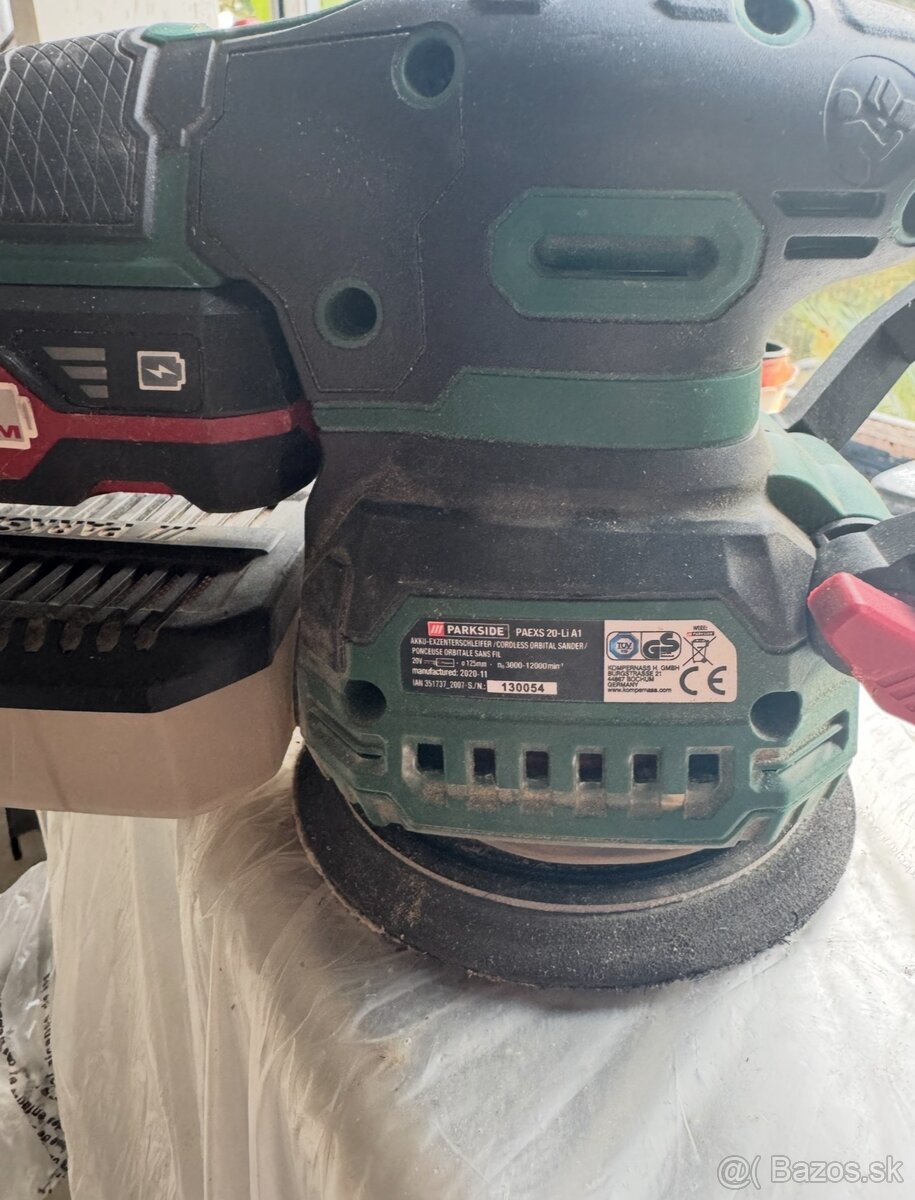 Aku excentrická brúska PAEXS 20 - 2