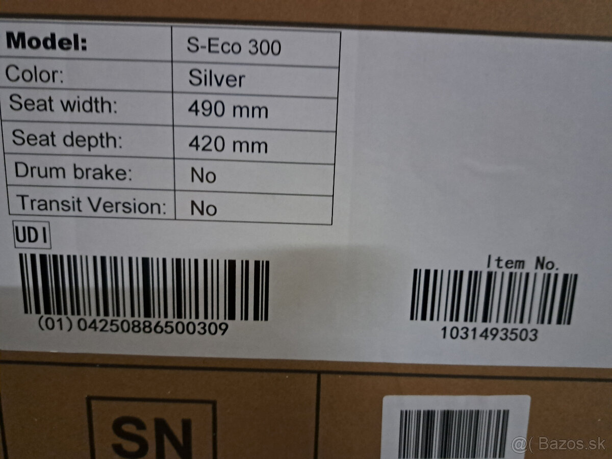 B+B Invalidný vozík S-Eco 300 - 2