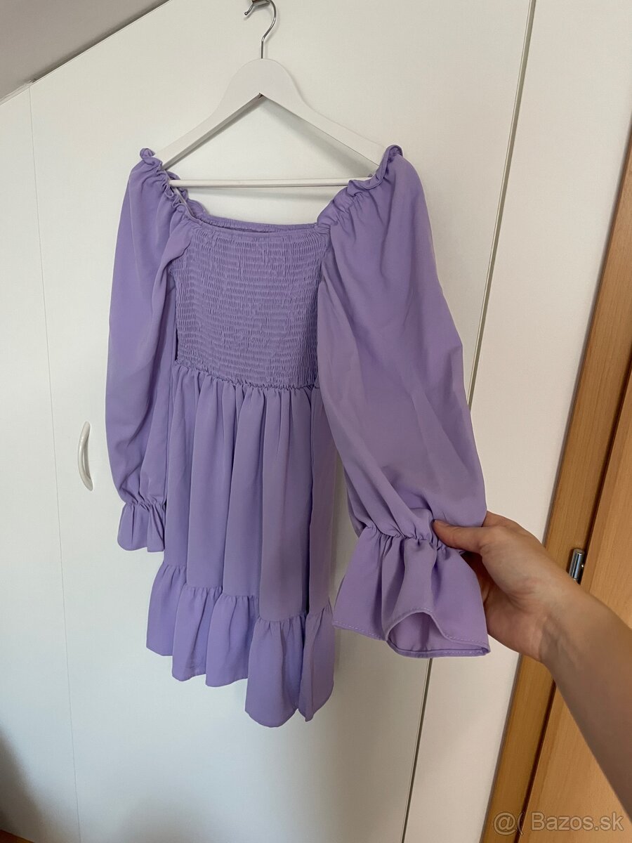Fialove šaty - 2
