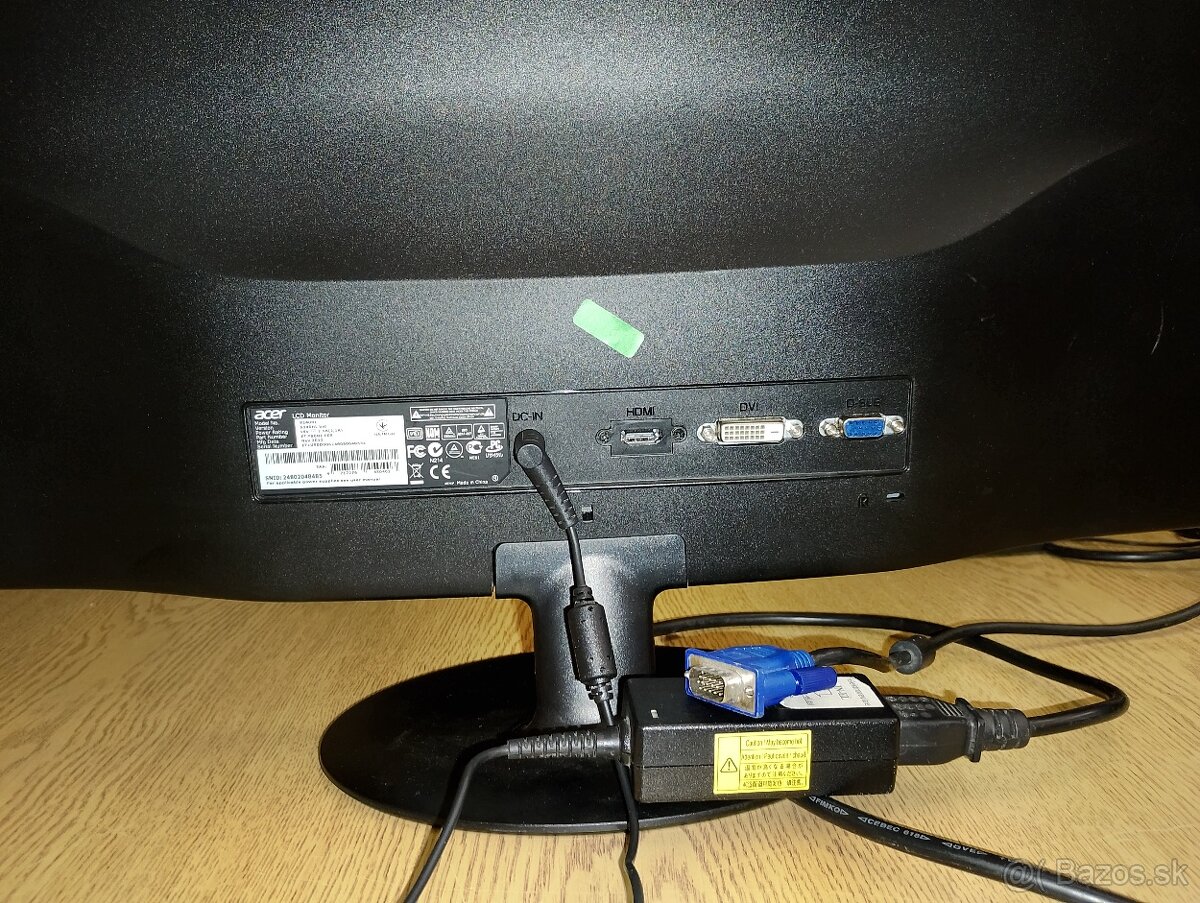 Acer S240HL + manuál - 2