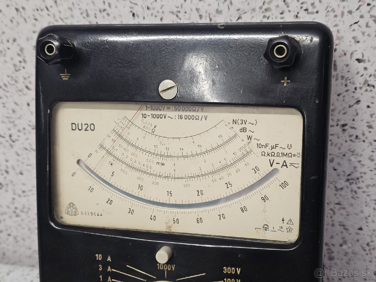 DU20 / METRA BLANSKO / Volt-Amper-Meter / Czechoslovakia - 2