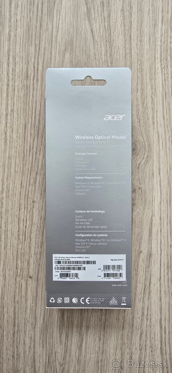 UPLNE NOVA: bezdrotova opticka mys acer - 2