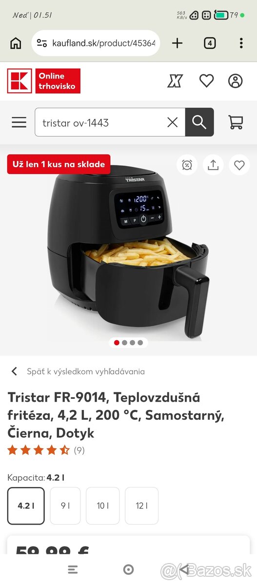 Teplovzdusna friteza - 2