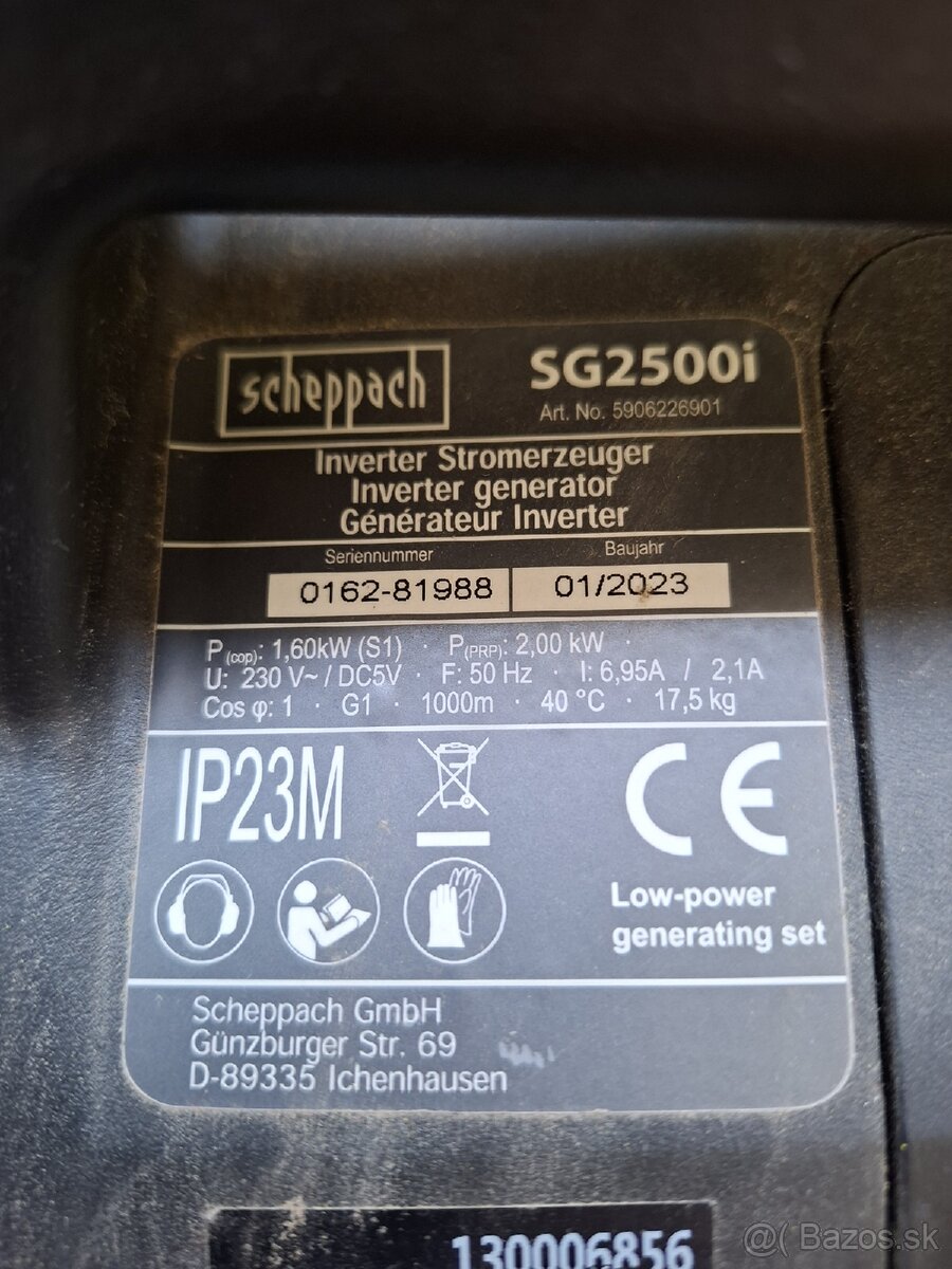 Scheppach SG2500i - 2