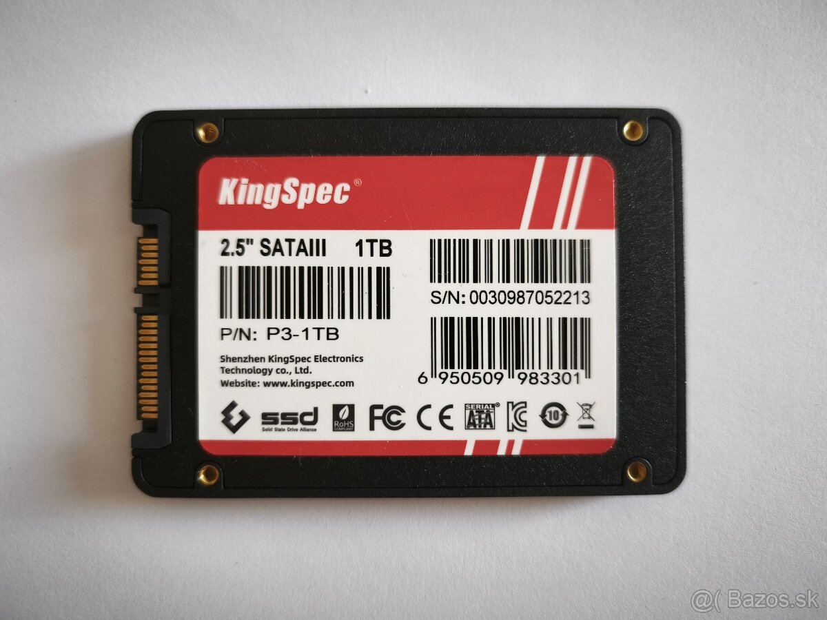 KingSpec P3 1TB, 2,5", SATA III - 2
