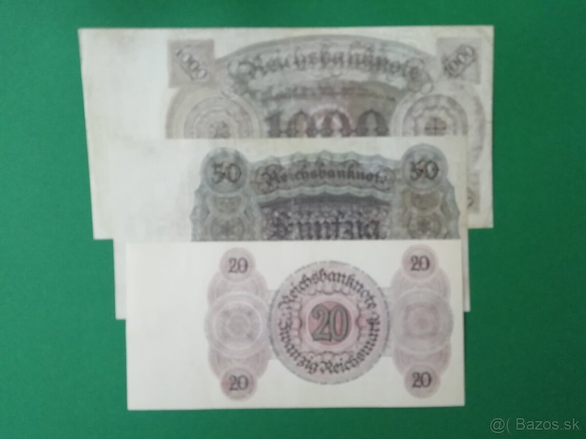 Reichbanknote 1924 - 2