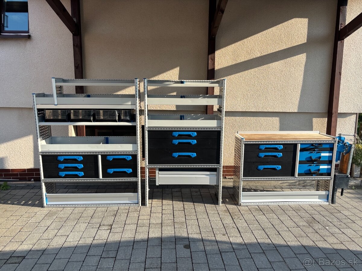 Sortimo Regále do úžitkových vozidiel Crafter Master Transit - 2