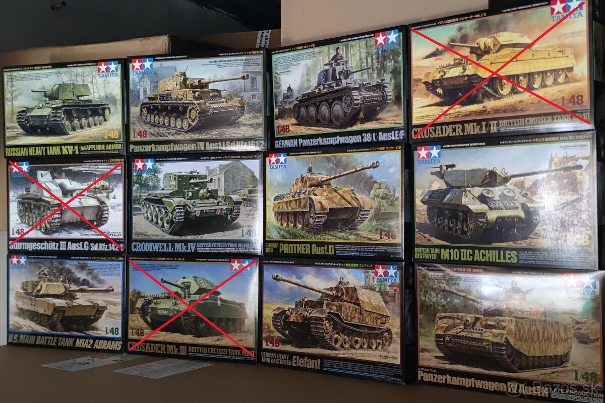 Plastikové modely techniky 1/48 - 2