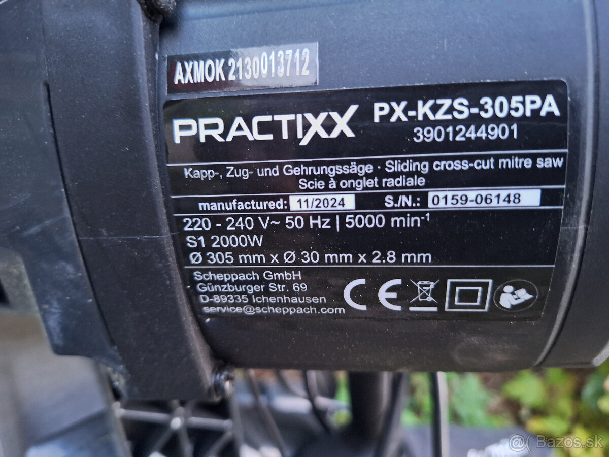 Pokosova pila Practixx Scheppach PX-KZS-305PA - 2