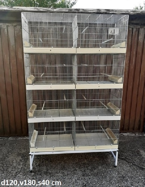 Klietka.Zostava 4ks Talianskych klietok (ART 402) 120cm - 2