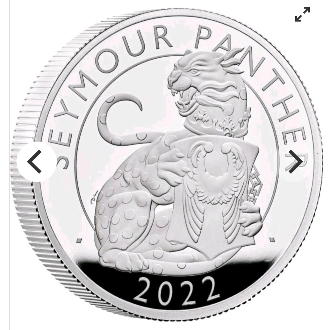 Seymour panther Royal Tudor Beasts 2 Oz 2022 - 2