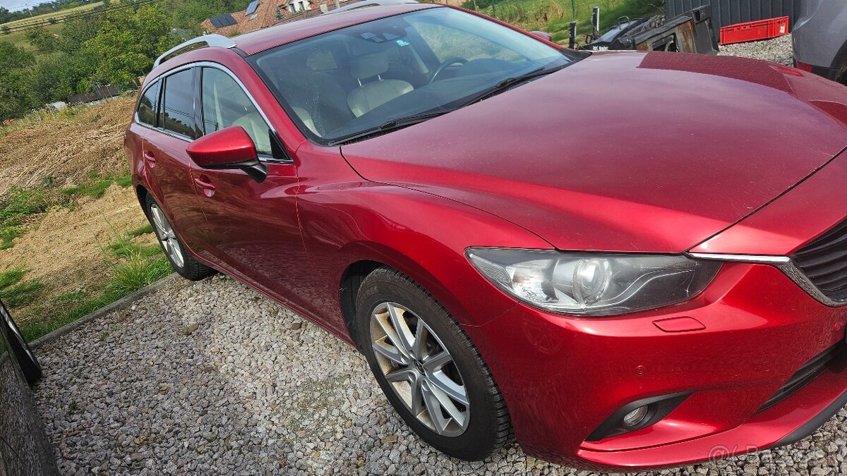 Mazda 6 2.2D 129 kW, 2015, max. výbava, 220 tkm – 8 300 € - 2
