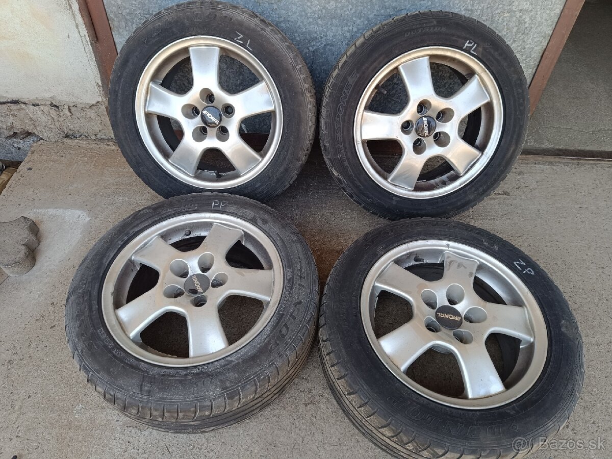 sada alu diskov 7,5Jx16ET35 5x100, stred diera 57,1 - 2