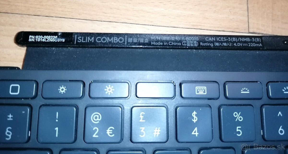 Klávesnica Logitech slim combo - 2