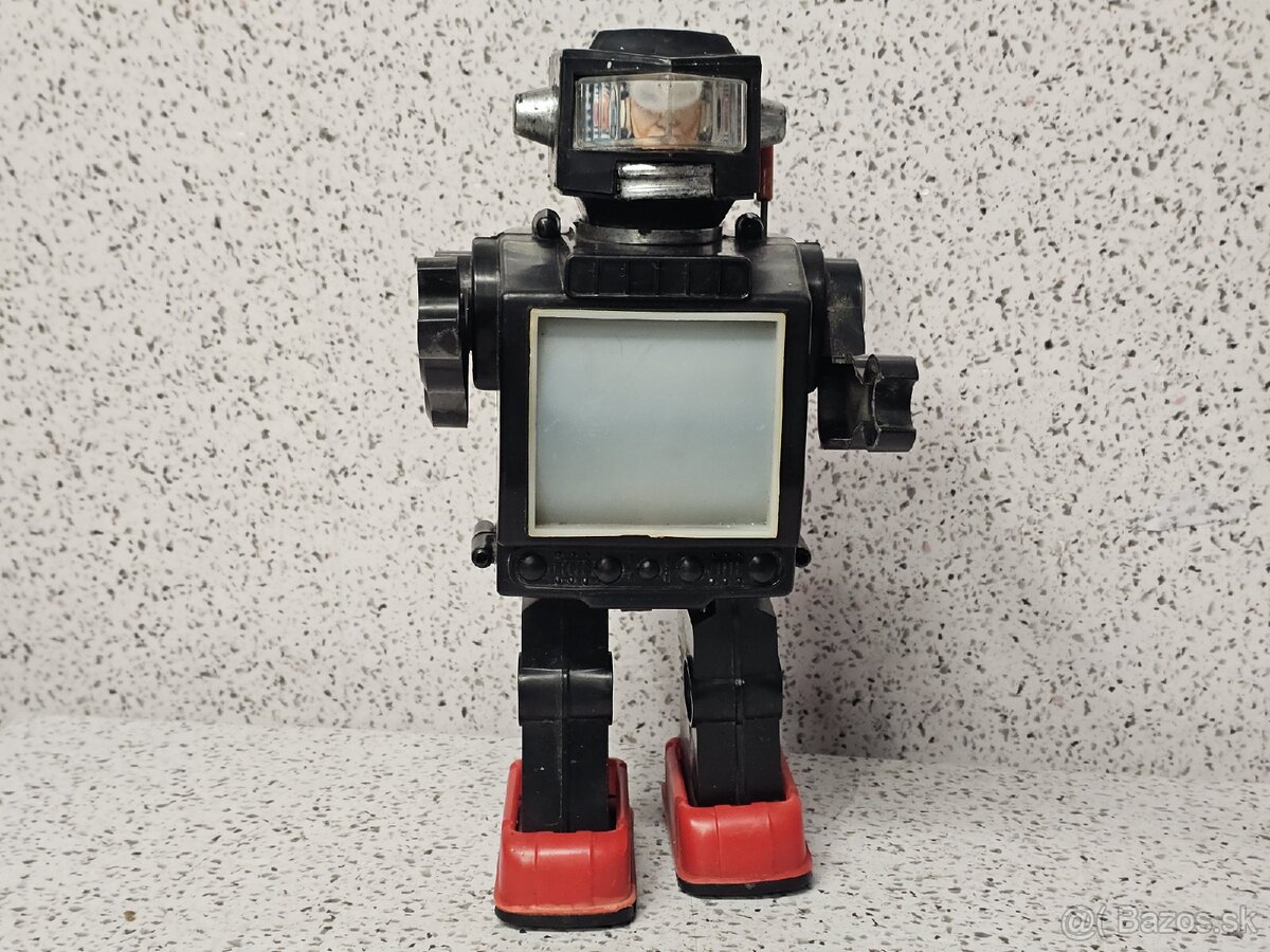 STARÁ HRAČKA TELEVÍZNY SPACE ROBOT NA BATÉRIE - 2