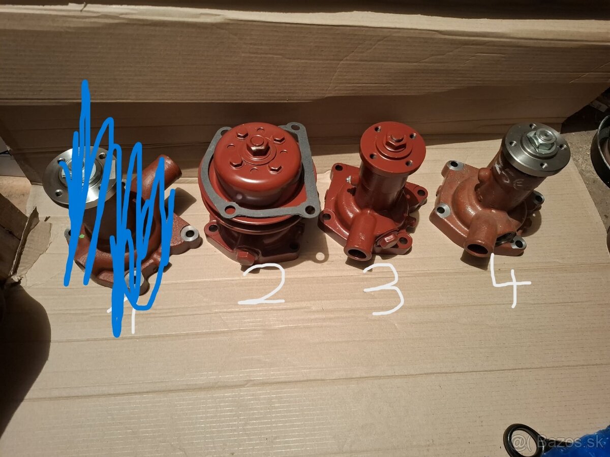 Predam vodnu pumpu Zetor UNC UN locust - 2