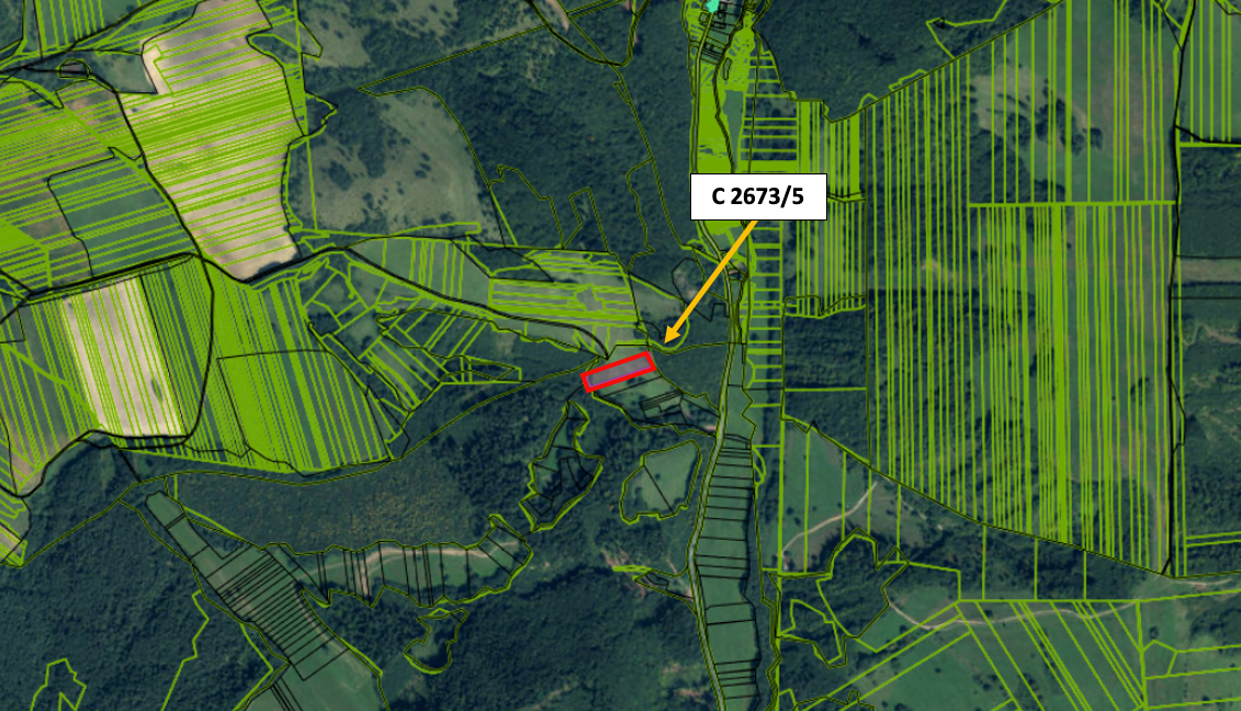 Slovenská Ľupča – 1.850 m2 ORNÁ PÔDA - 2