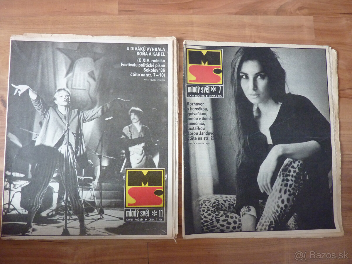 Predám staré časopisy Mladý svět - 2