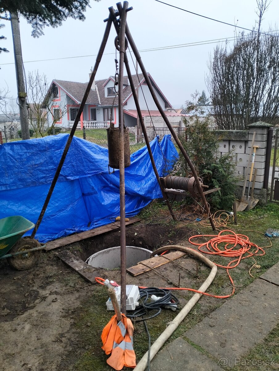 Kopanie,čistenie studni,studna,studne - 2