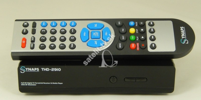 Predám digitálny DVB-T2 prijímač Synaps THD-2910 - 2