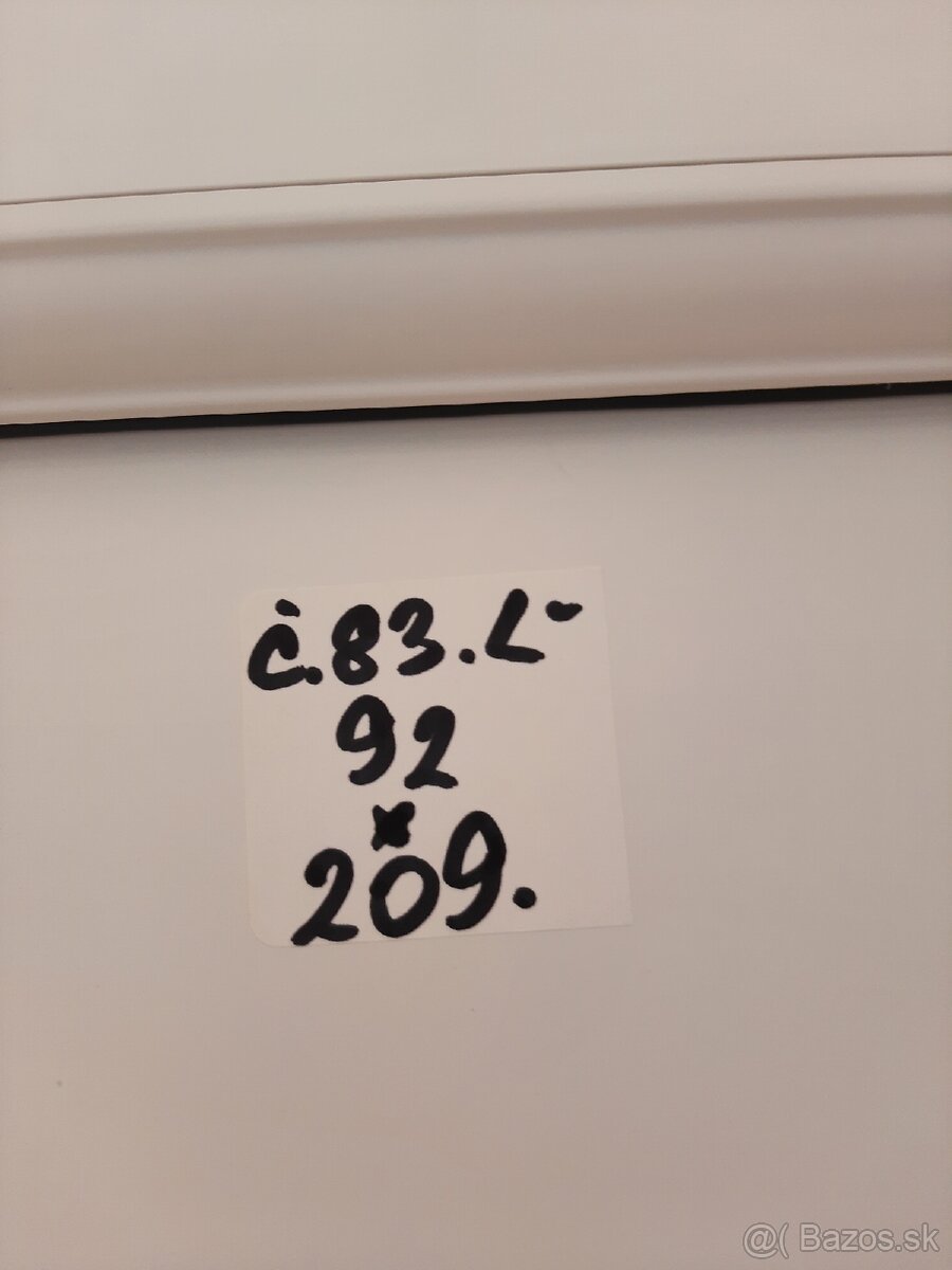 Plastové dvere Č 83 - 2