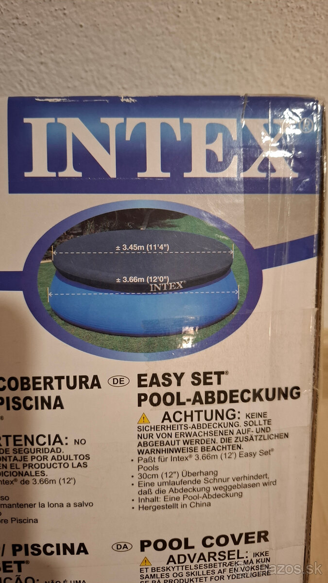 Plachta na bazén swing 3,66 m Intex 28022 - 2