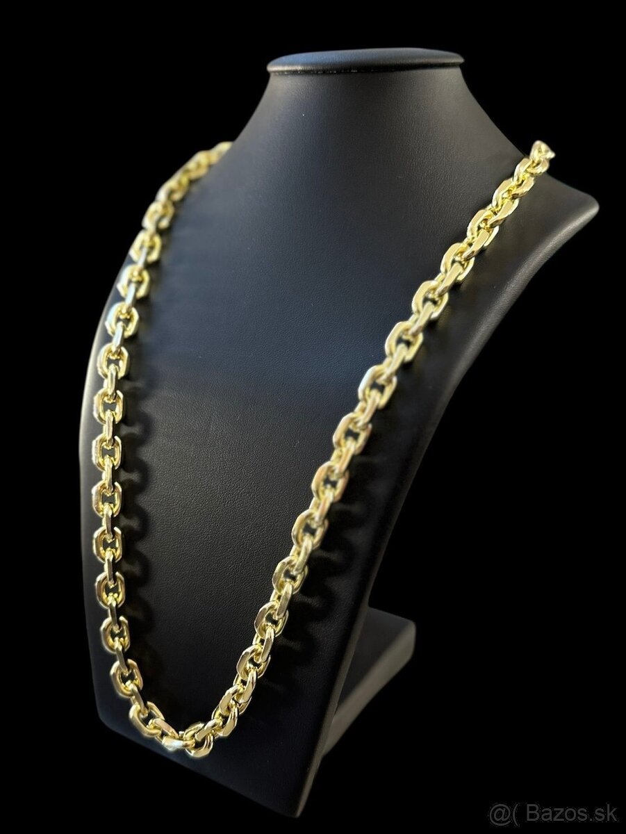 Zlatá reťaz - retiazka Anker/Pilka, 14k zlato 585 - 2