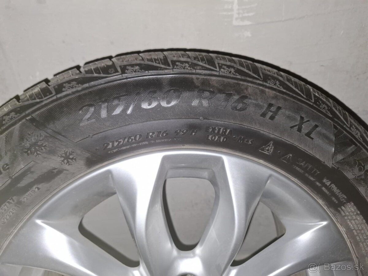 Predam 4 ks alu disky so zimnymi pneumatikami na Mazdu CX3 - 2