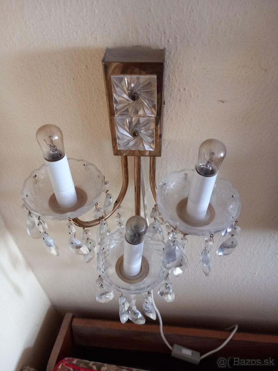 Nástenná krištáľová lampa - 2