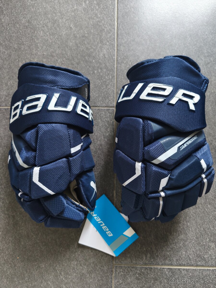 Rukavice BAUER Mach 14" modré - 2