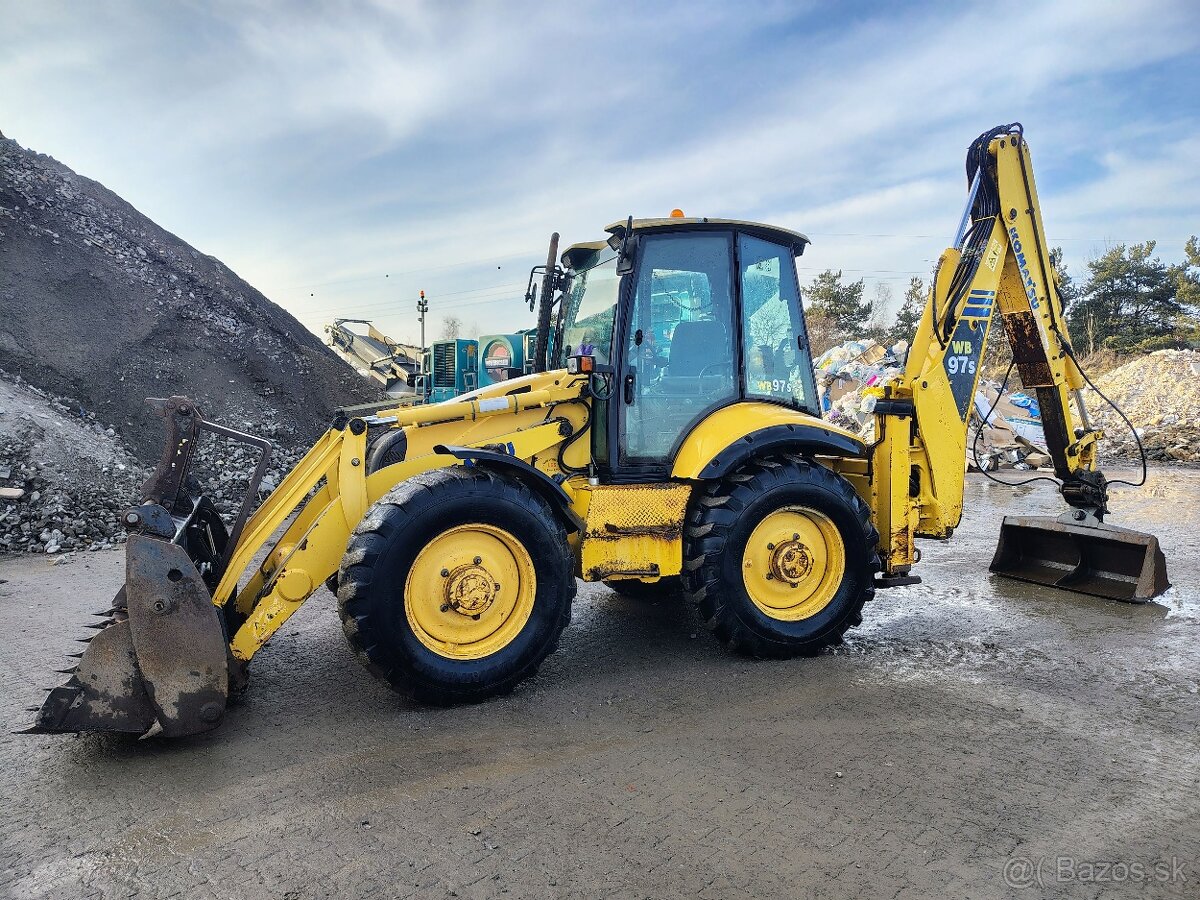 Rýpadlonakladač Komatsu WB97S - 2