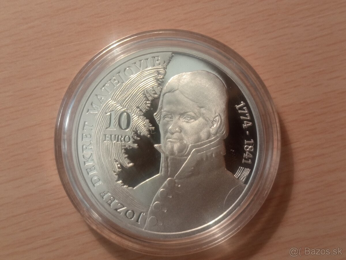 Jozef Dekret Matejovie 2024 PROOF – Investičné striebro - 2