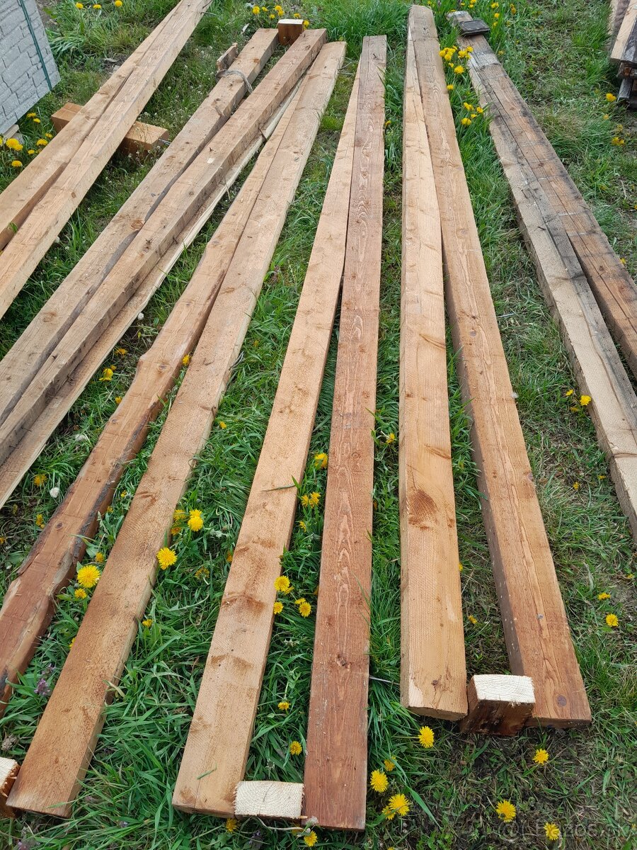 Predám drevené nosníky, hranoly - 2