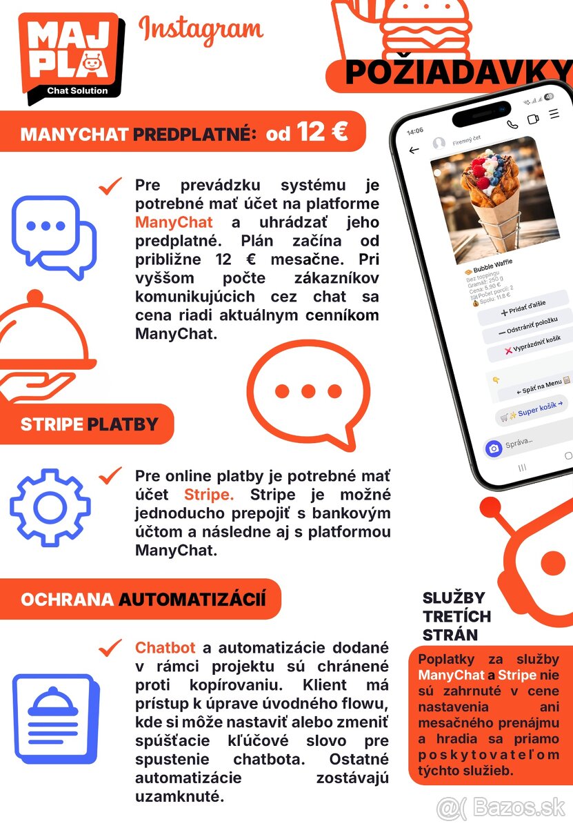 Instagram chatbot pre objednávky a rezervácie - 2