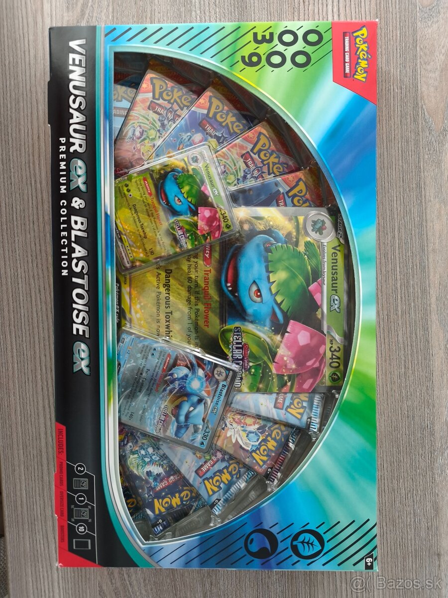 Venosaur ex & Blastoise ex Premium - 2