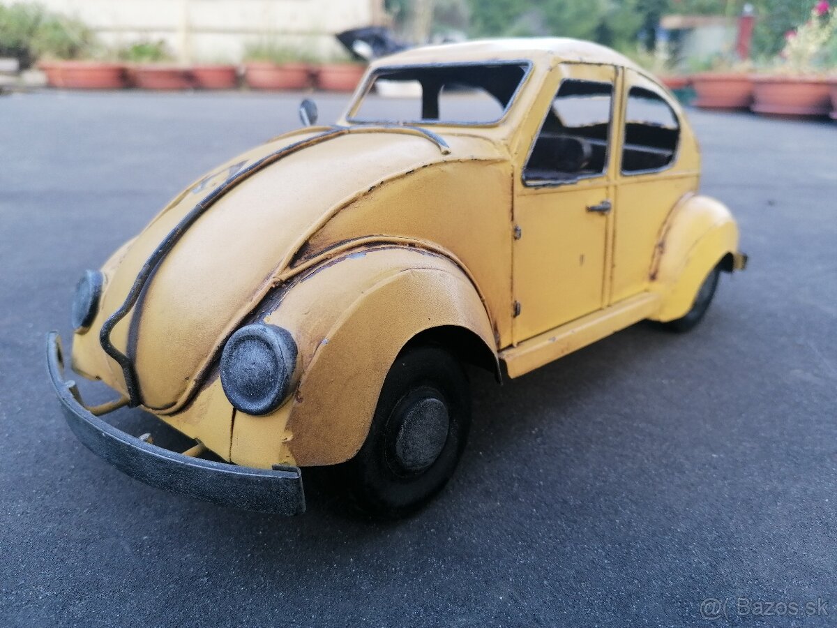 Predám starožitné plechové auto VW Beetle - 2