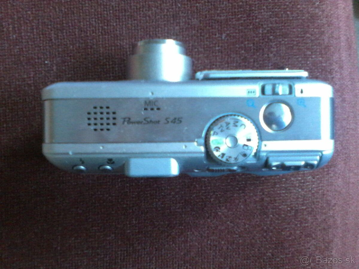 Canon PowerShot S45 Digital Camera PC1033 s nefunkčnou bate - 2