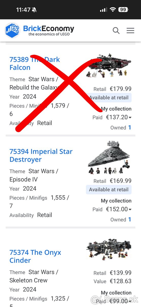 Lego Star Wars - kolekcia - 2