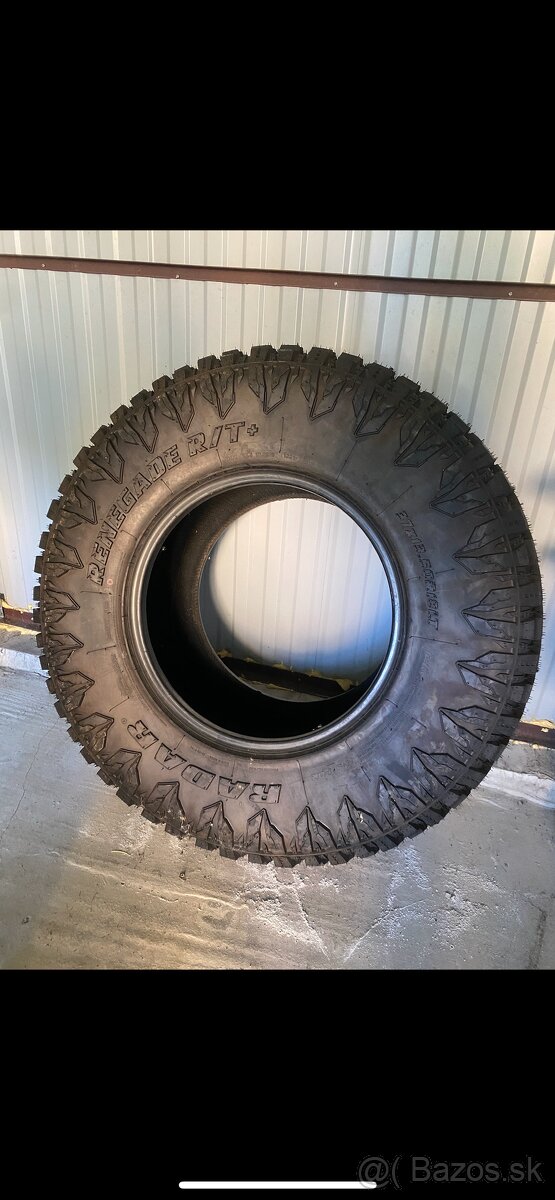Predám 4ks pneu offroad Radar Renegarde