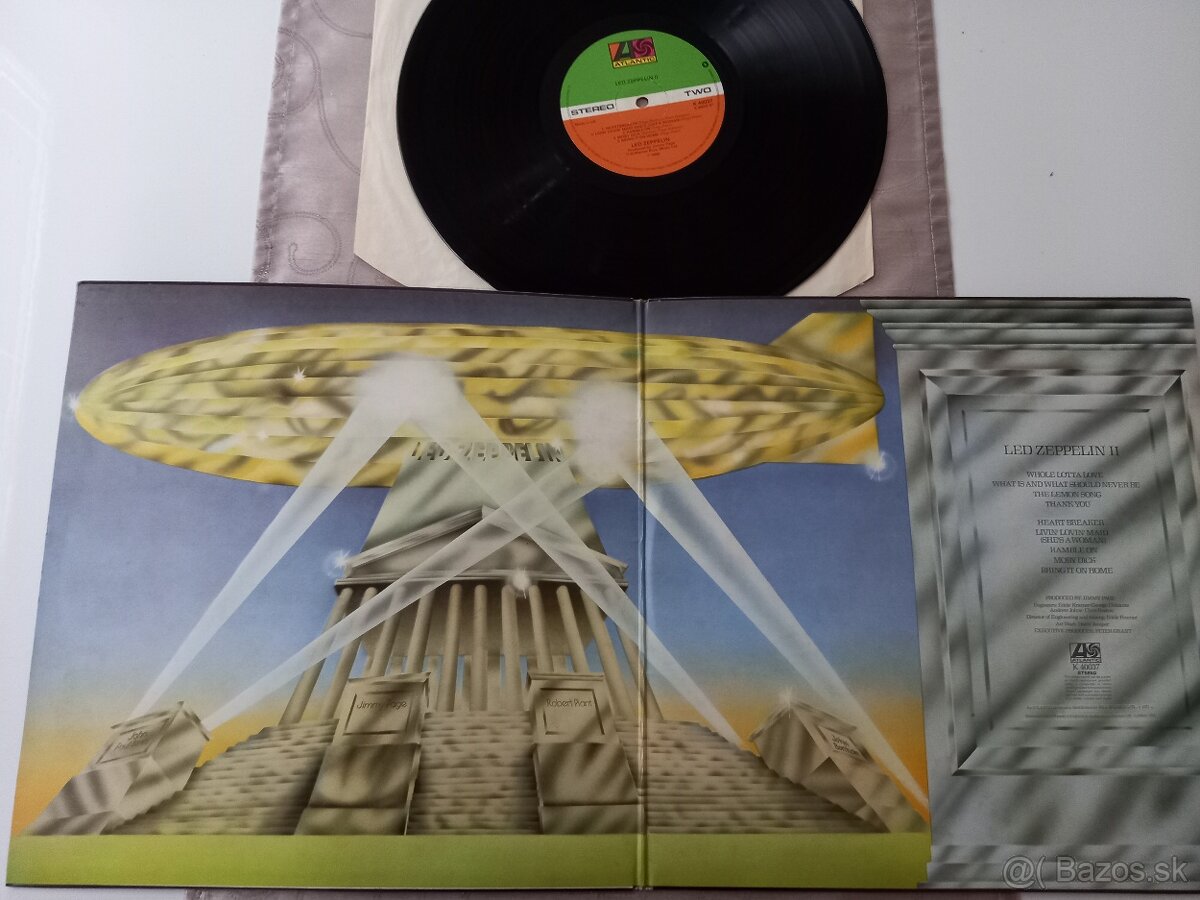 LED ZEPPELIN „II“ /Atlantic 1969,K 400 37/rozkl obal, top s - 2