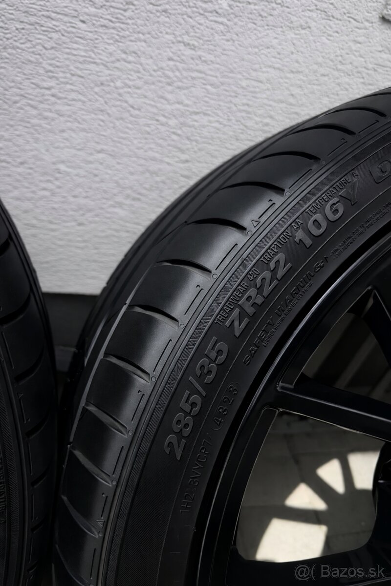 Originál Audi Q7 / SQ7 – 22" disky + skoro nové letné pneum - 2