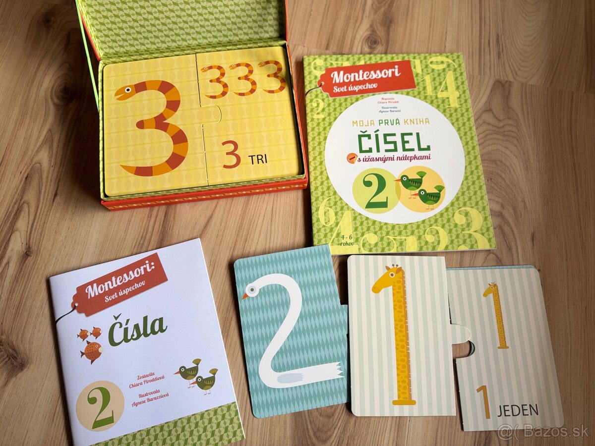 Montessori - Čísla (kartičky a kniha) - 2